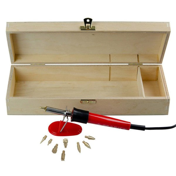 Bausch pyrography set with burning iron