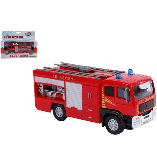 Lumières et son des camions de pompiers