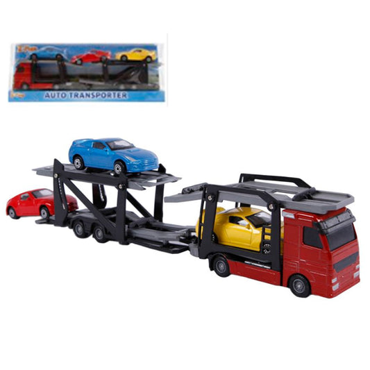 Transporteur de voitures comprenant 3 voitures