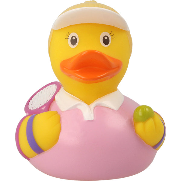 Sombo rubber duck tennis player