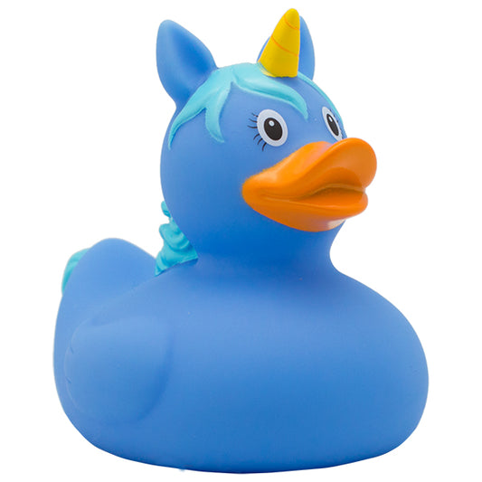 LiLaLu Badeente Einhorn hellblau