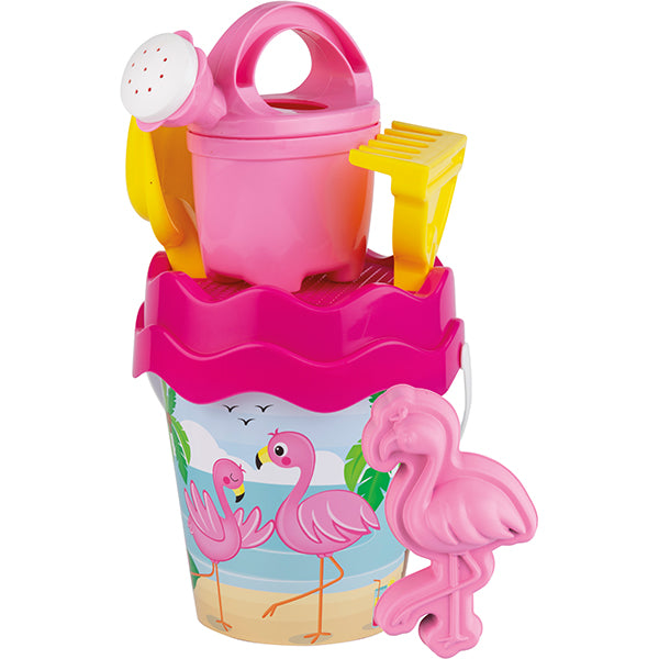 Androni Flamingo Sand Bucket Set 17cm