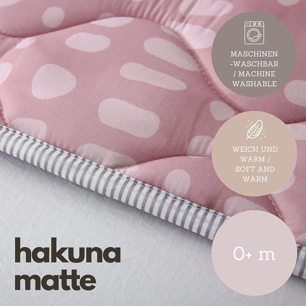Tapis de jeu Hakuna Mat, Hygge, 1,27 x 1,27 m, Blush