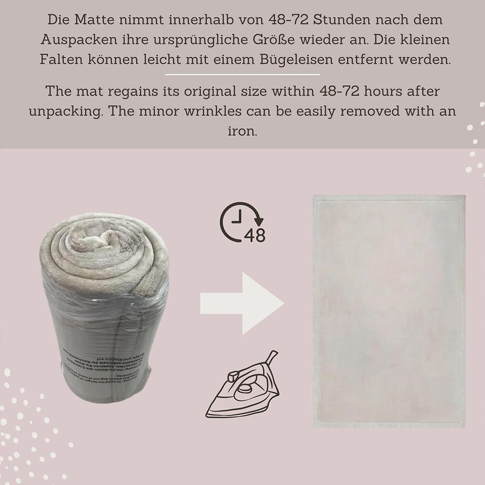 Tapis en velours Hakuna Mat, nuage, 2 x 1,5 m, confettis