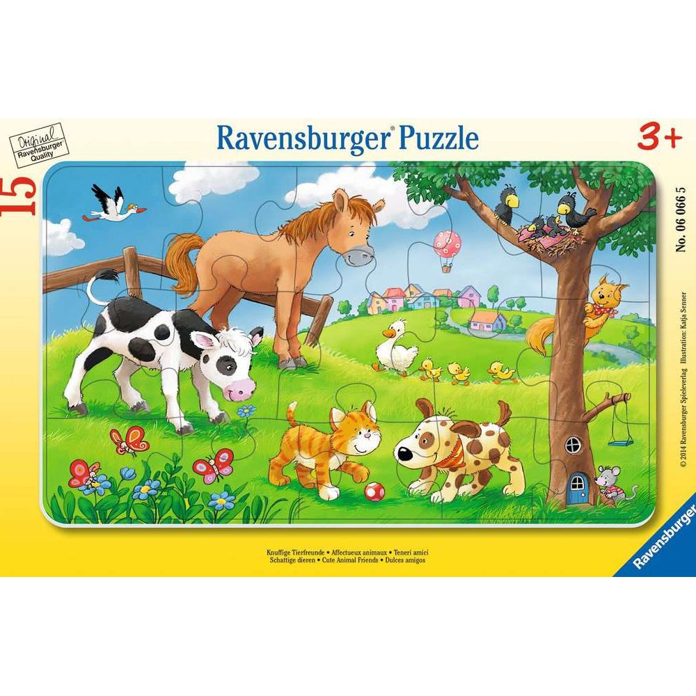 Ravensburger, les amis des animaux en peluche
