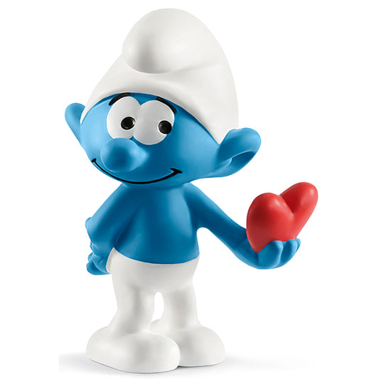 Schleich Smurf with heart