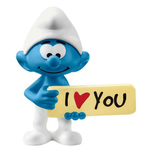 Schleich Smurf with shield