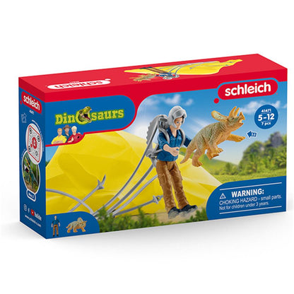 Sauvetage en parachute Schleich Dino