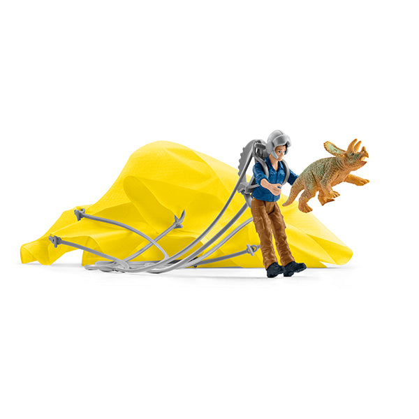 Sauvetage en parachute Schleich Dino