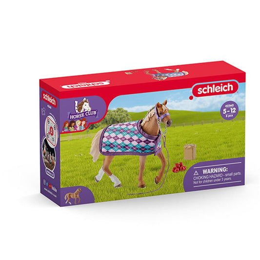 Schleich Englisches Vollblut mit Decke