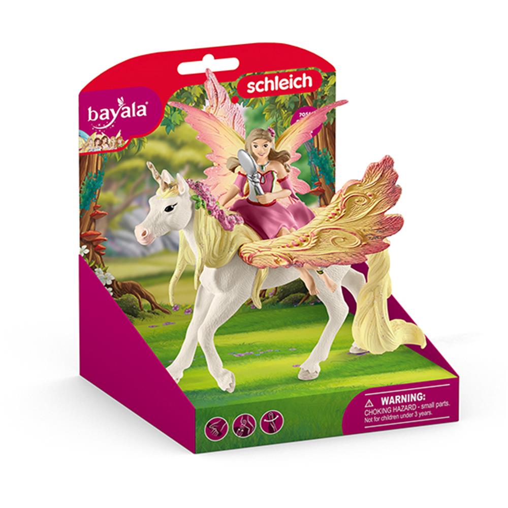 Schleich Feya with Pegasus unicorn