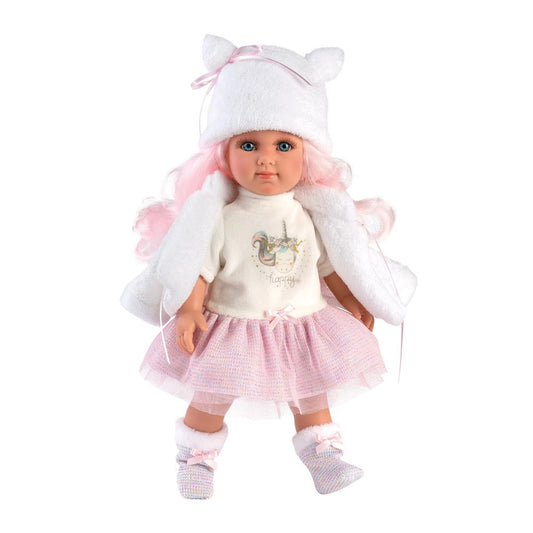 Poupée Llorens Elena rose 35cm