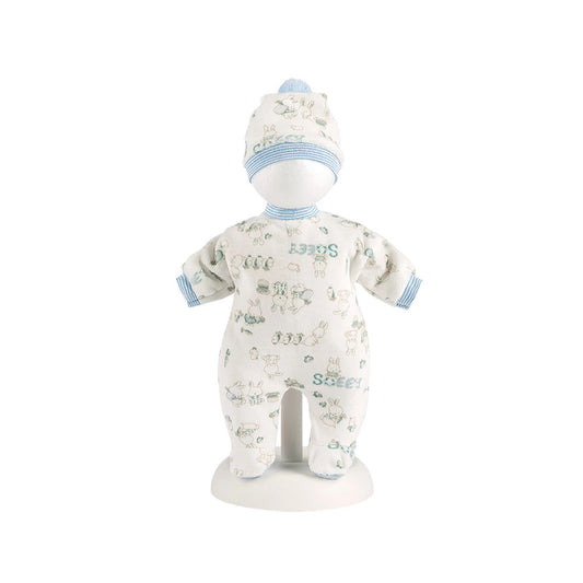 Pyjamaset Häschen blau 32cm