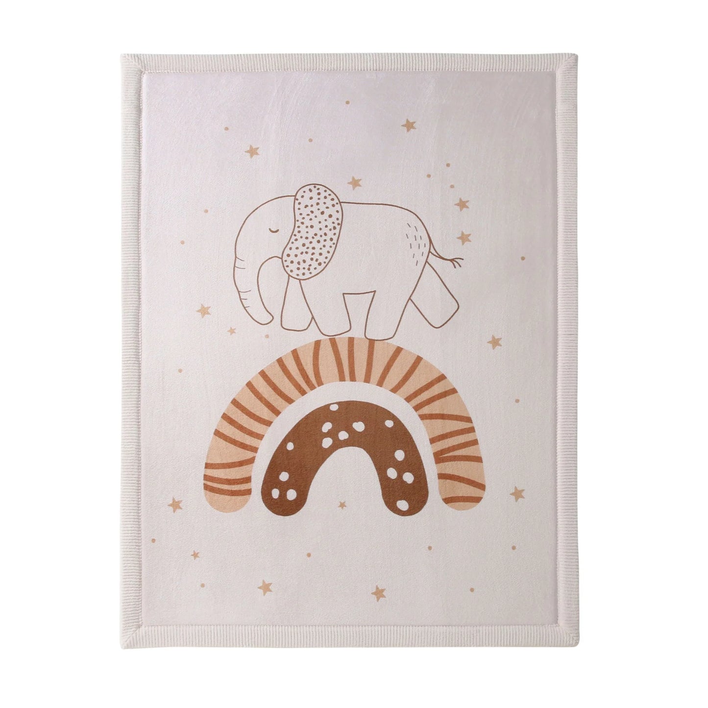 Hakuna Matte Samtmatte, Wolke Spielmatte, 1.7 x 1.2 m, Rainbow Elephant