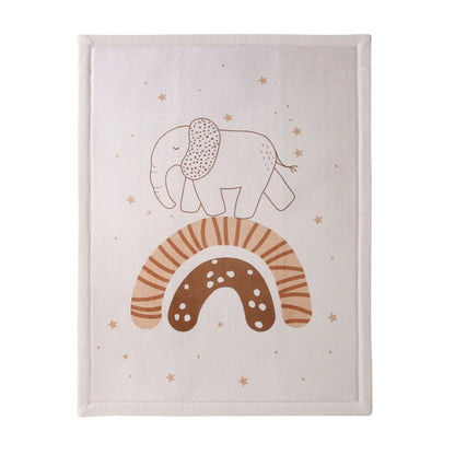 Hakuna Matte Samtmatte, Wolke Spielmatte, 1.7 x 1.2 m, Rainbow Elephant