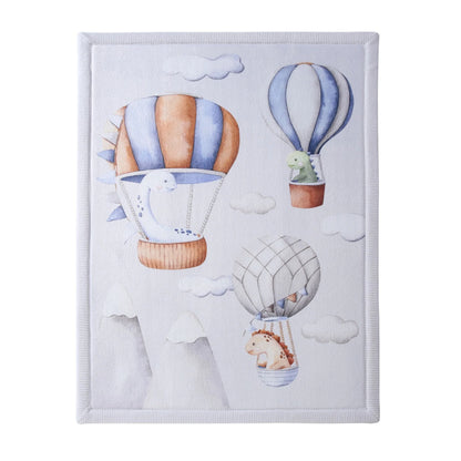 Hakuna Matte Samtmatte, Wolke Spielmatte, 1.7 x 1.2 m, Dinosaur Balloons