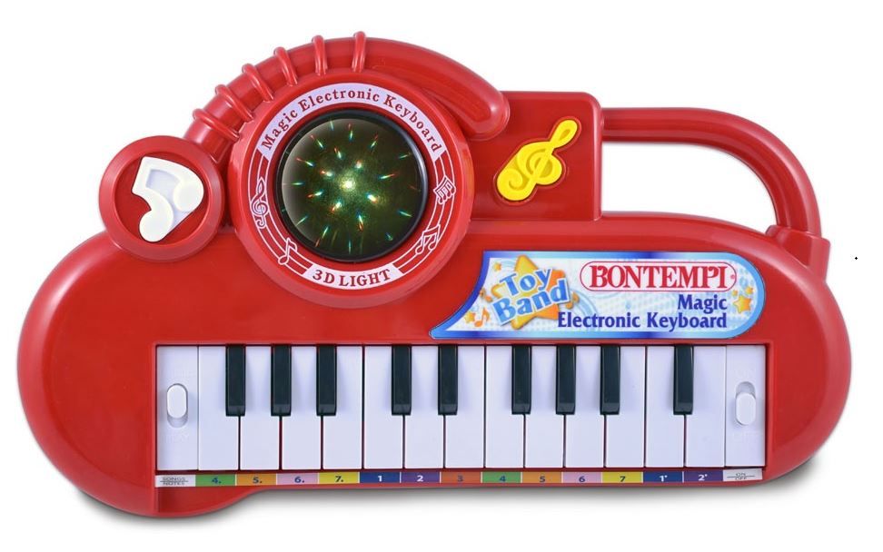 Bontempi Elektronik Tisch Keyboard mit 22 Tasten
