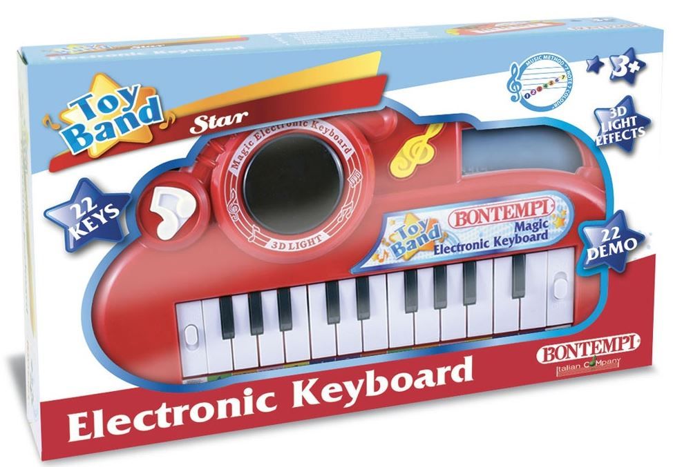 Bontempi Elektronik Tisch Keyboard mit 22 Tasten