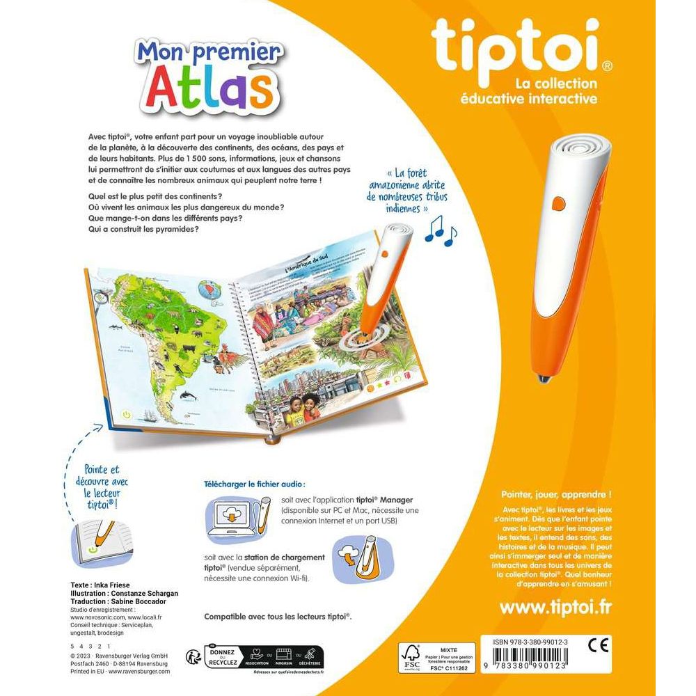 Ravensburger tiptoi® My first Atlas