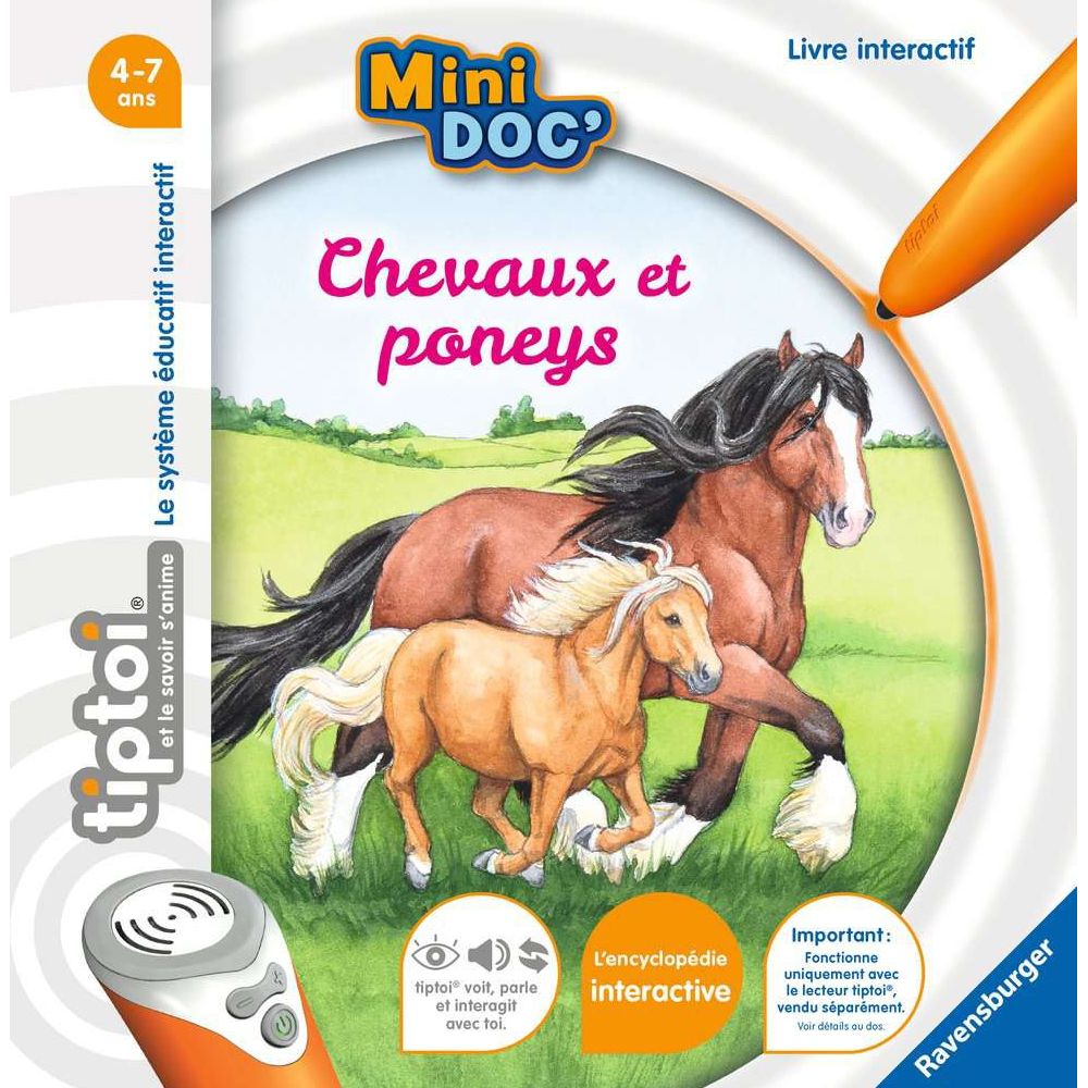 Ravensburger tiptoi® Mini Doc' Chevaux et Poneys