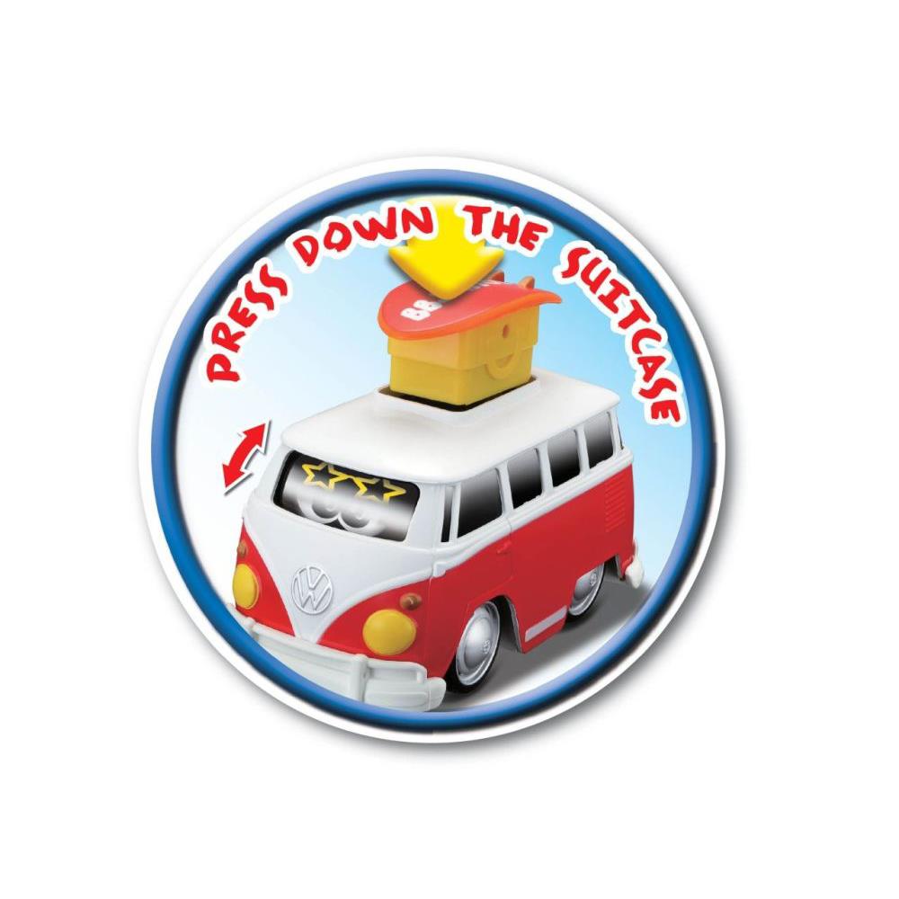 BB Junior Volkswagen Press and Go Bus, assorti