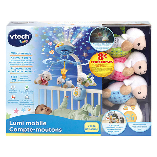 vtech Lumi mobile moutons, français