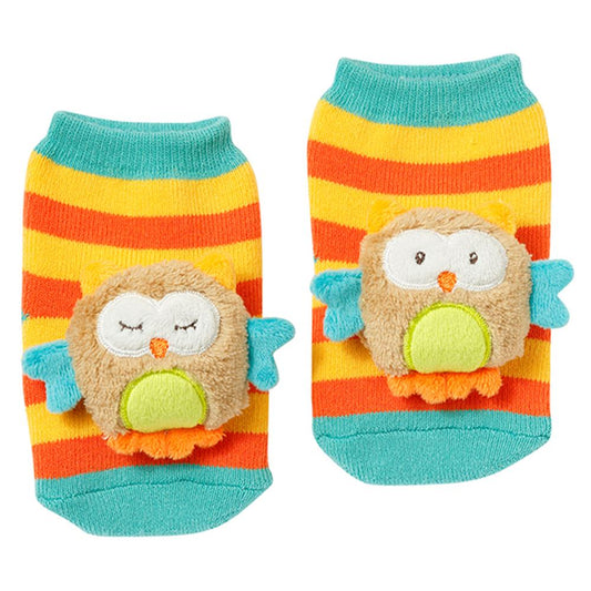 Hochet chaussettes hibou