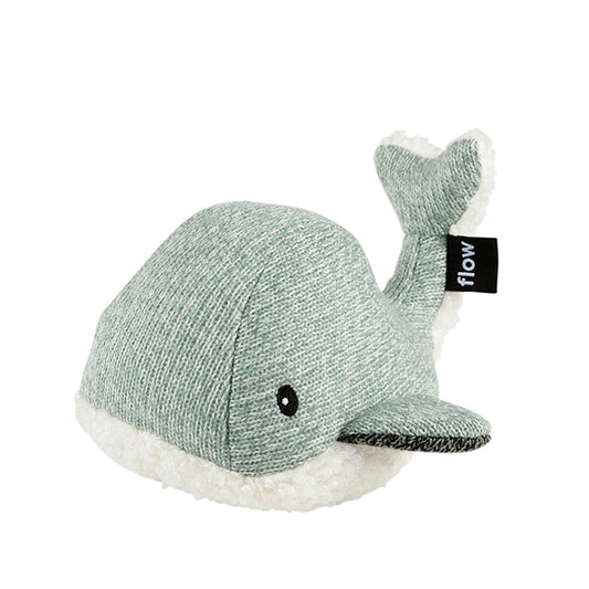 Flow Amsterdam Baby Comforter Moby the Whale, grey