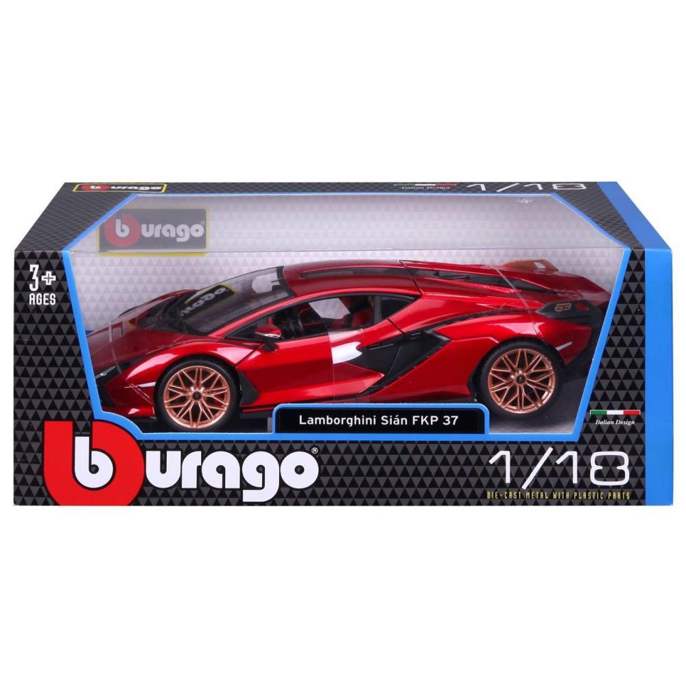 Bburago Lamborghini Sian FKP 37, 1:18, rouge
