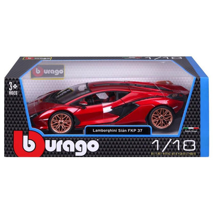 Bburago Lamborghini Sian FKP 37, 1:18, rouge