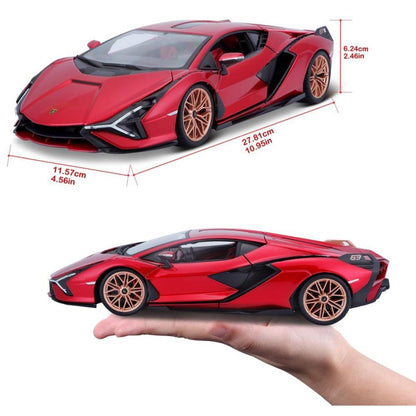 Bburago Lamborghini Sian FKP 37, 1:18, rouge
