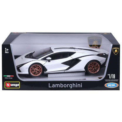 Bburago Lamborghini Sian FKP 37 1/18 white/black