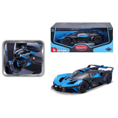 Bburago Bugatti Bolide, blau/schwarz 1:18