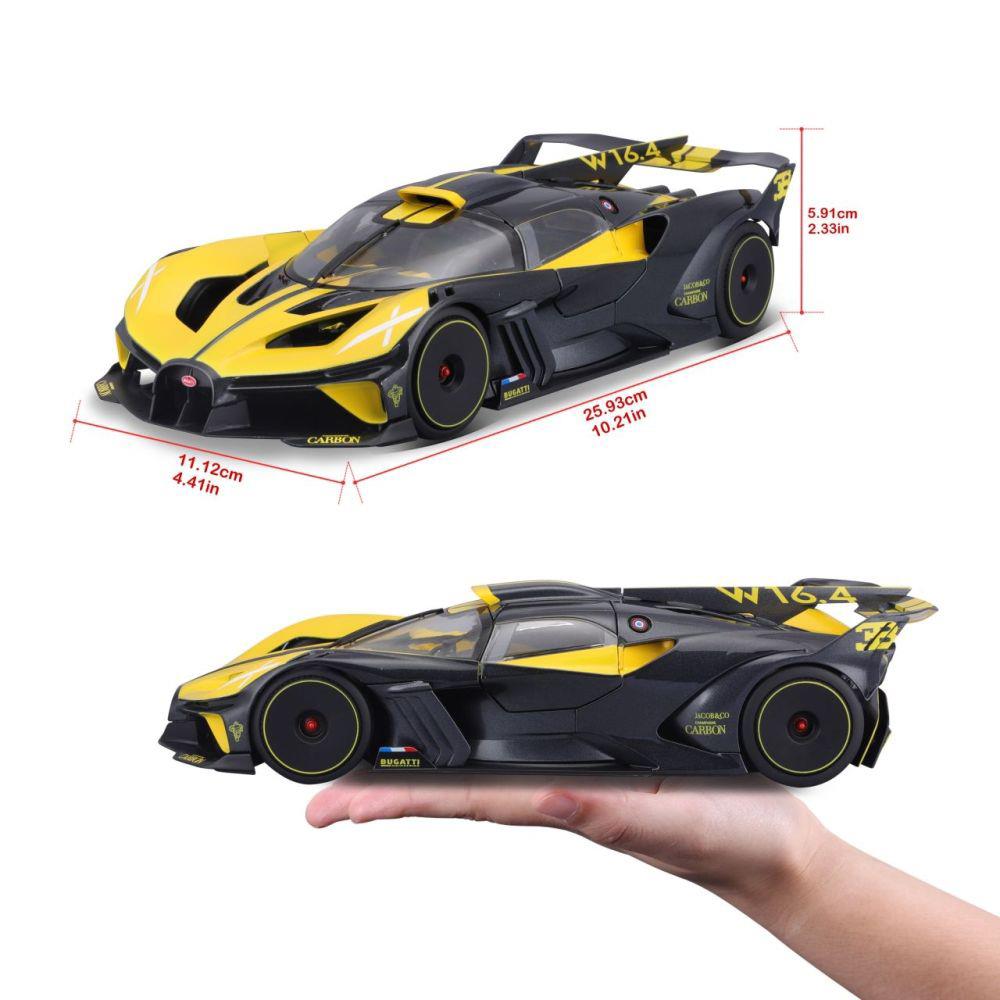 Bburago Bugatti Bolide 1/18 yellow/black