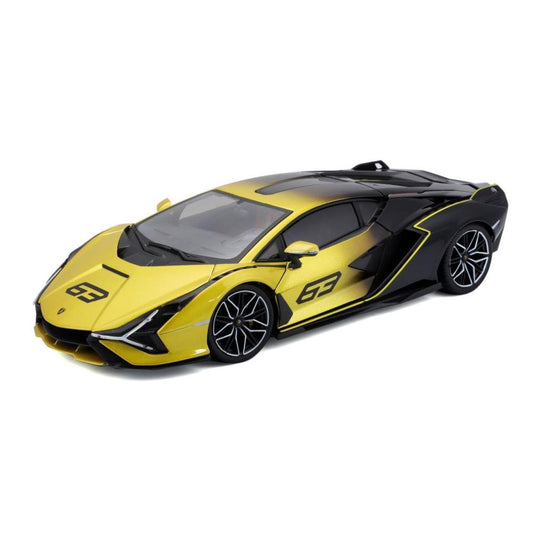 Bburago Lamborghini Sian FKP 37 1/18 jaune/noir