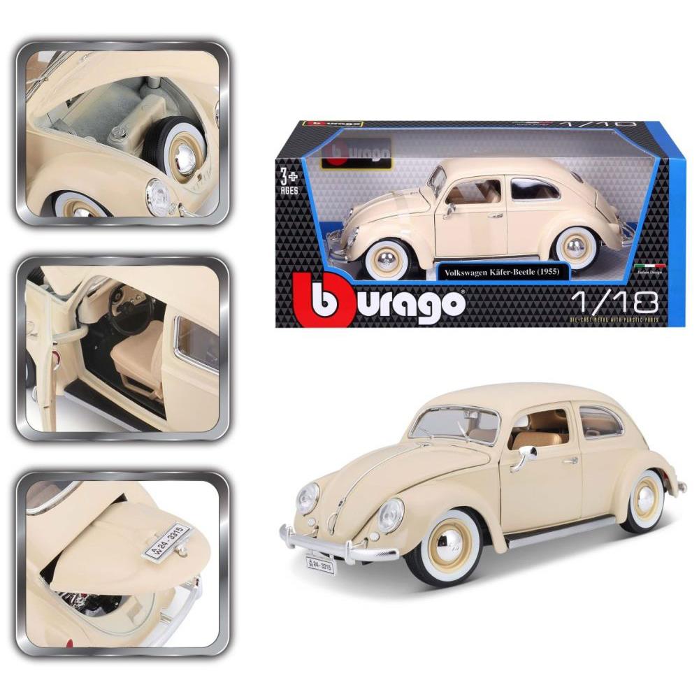 Bburago Volkswagen Coccinelle 1955 beige 1/18