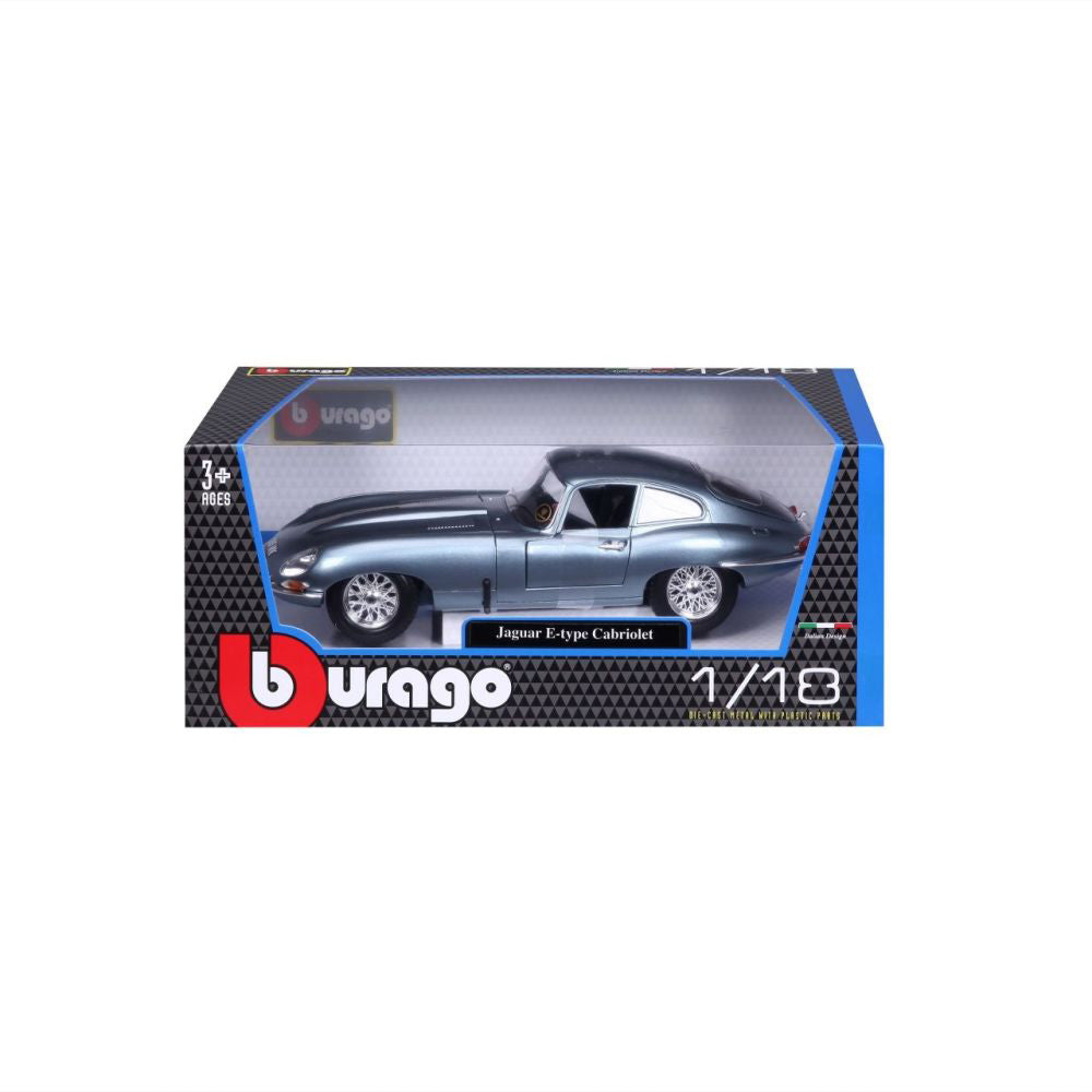 Jaguar E Coupe 1961, 1:18, blue