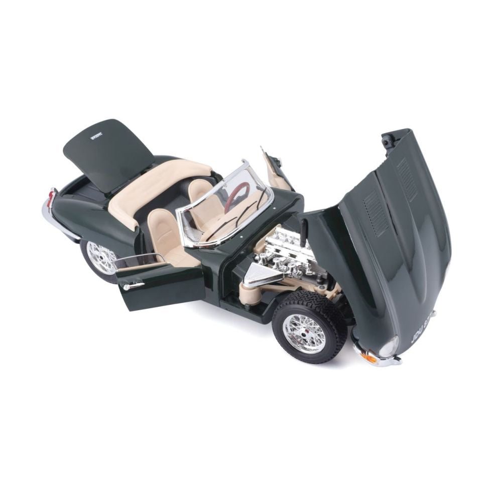 Jaguar E Cabriolet 1961, 1:18, green