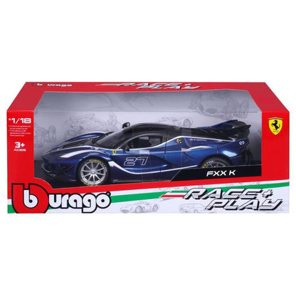 Bburago Ferrari R&amp;P FXX-K EVO 1/18 bleue