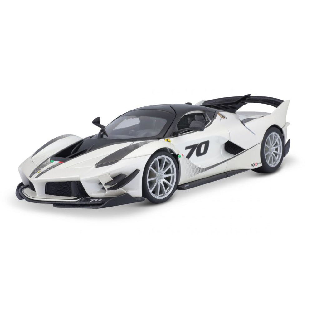 Bburago Ferrari Race & Play FXX-K EVO, weiss, 1:18