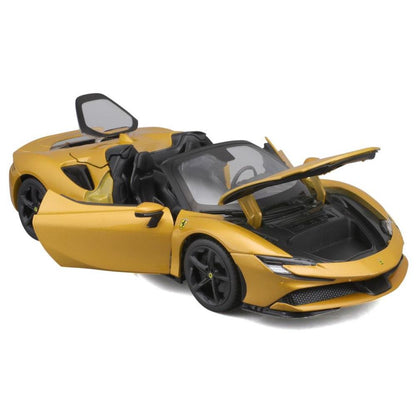 Bburago Ferrari R&amp;P SF90 Spider 1/18 gold