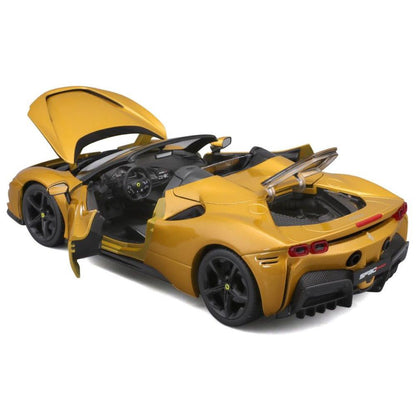 Bburago Ferrari R&amp;P SF90 Spider 1/18 gold
