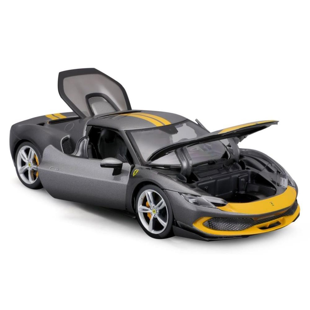 Bburago Ferrari R&amp;P 296 GTB Assetto Fiorano 1/18 silver