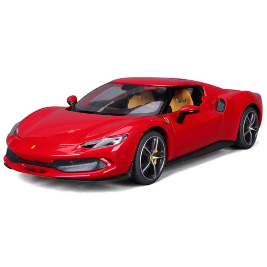 Bburago Ferrari R&amp;P 296 GTB Rosso Corsa 1/18 red