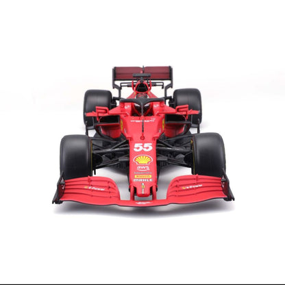 Bburago Ferrari F1 2021 #55 Carlos Sainz, 1:18