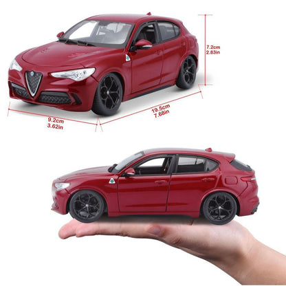 Bburago Alfa Romeo Stelvio, 1:24, red