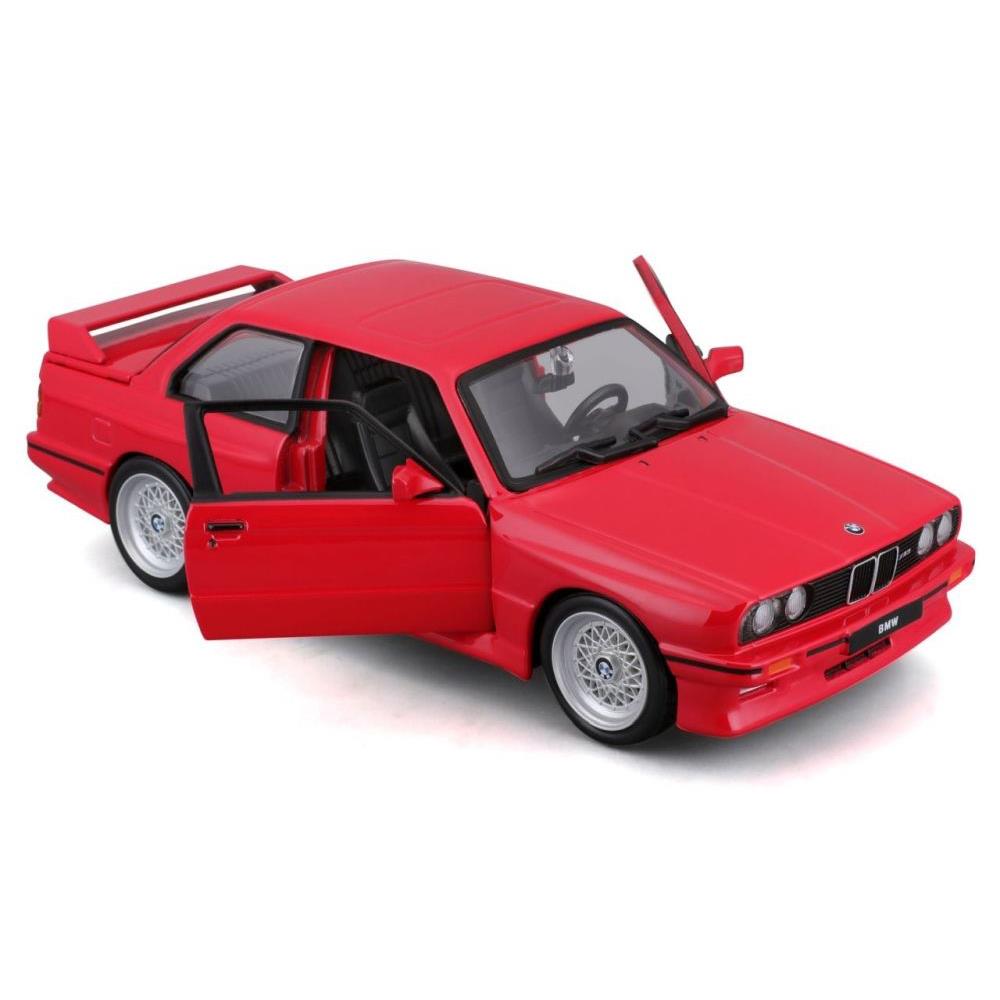 Bburago BMW M3 (E30) 1988, rot, 1:24
