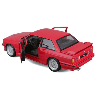 Bburago BMW M3 (E30) 1988, rot, 1:24