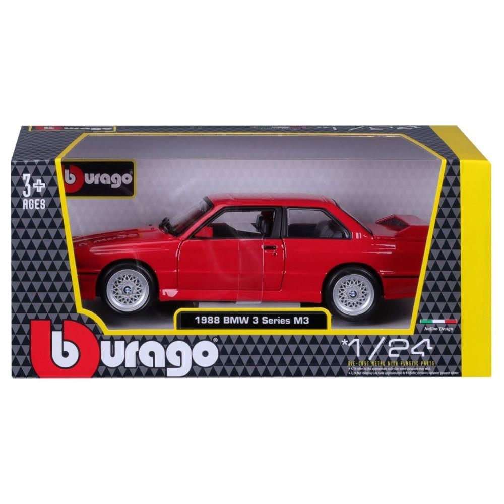 Bburago BMW M3 (E30) 1988, rot, 1:24