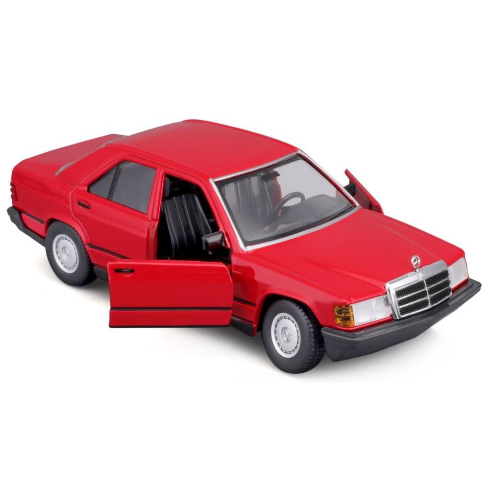 Bburago Mercedes Benz 190E 1987 1/24 rouge